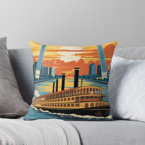 Item preview, St. Louis Vintage Travel Poster designed and sold by TravelerRat.