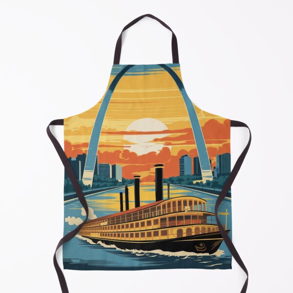 Item preview, St. Louis Vintage Travel Poster designed and sold by TravelerRat.