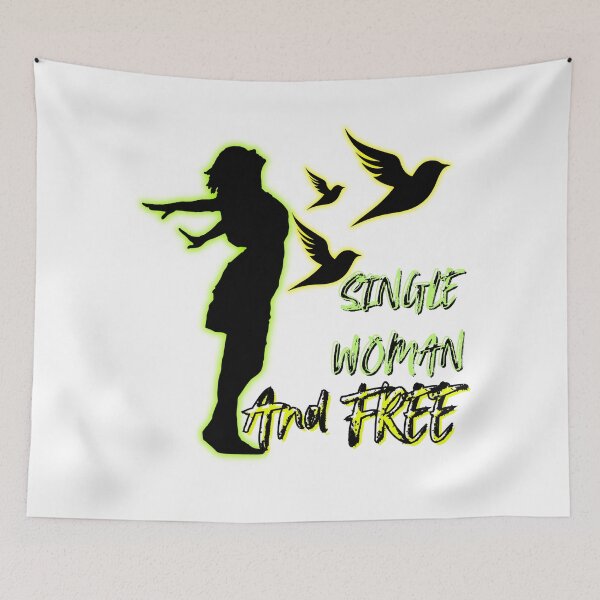 Item preview, SINGLE AND FREE designed and sold by stickersrafisa.