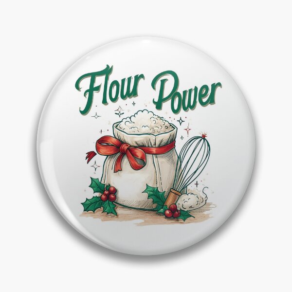 Item preview, Flour Power – Holiday Baking Apparel for the Festive Baker designed and sold by PureInkMerch.