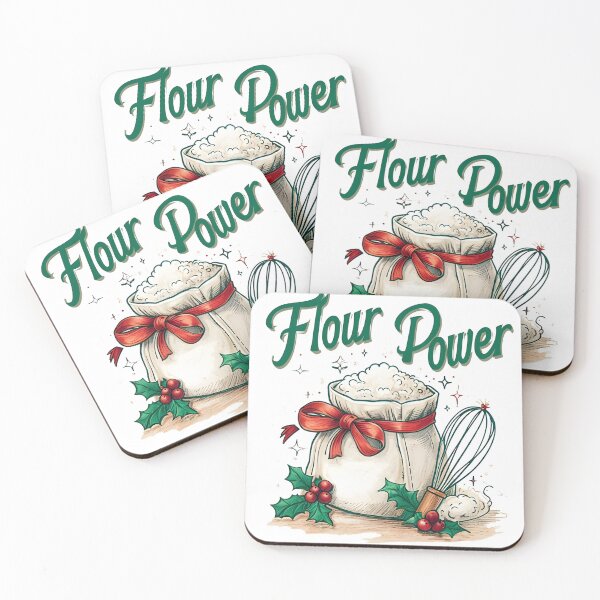 Item preview, Flour Power – Holiday Baking Apparel for the Festive Baker designed and sold by PureInkMerch.