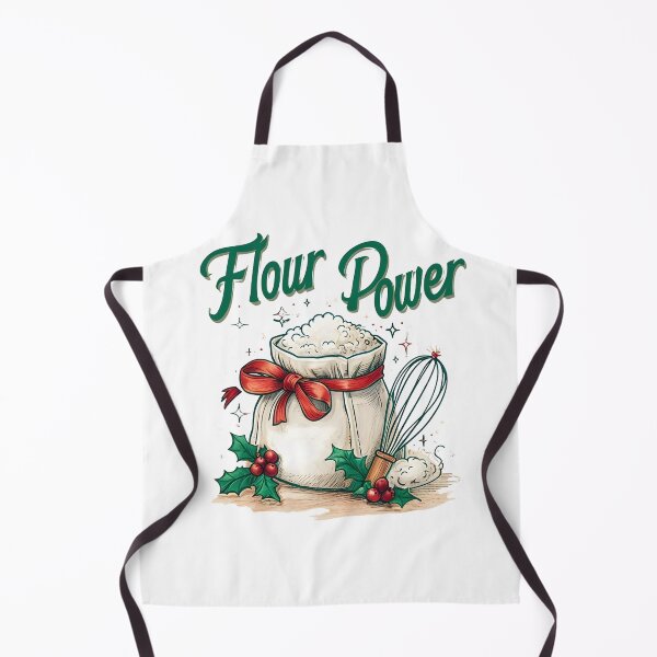 Item preview, Flour Power – Holiday Baking Apparel for the Festive Baker designed and sold by PureInkMerch.