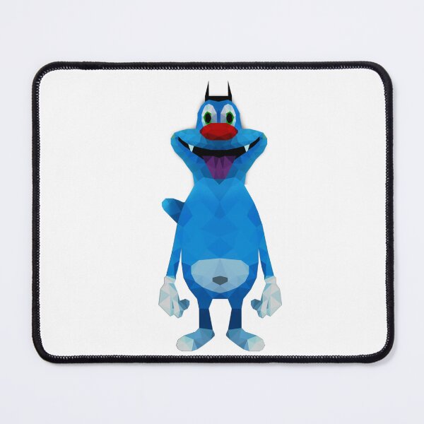 Item preview, Low Poly Blue Cartoon Character with Playful Expression designed and sold by OrangePoly.