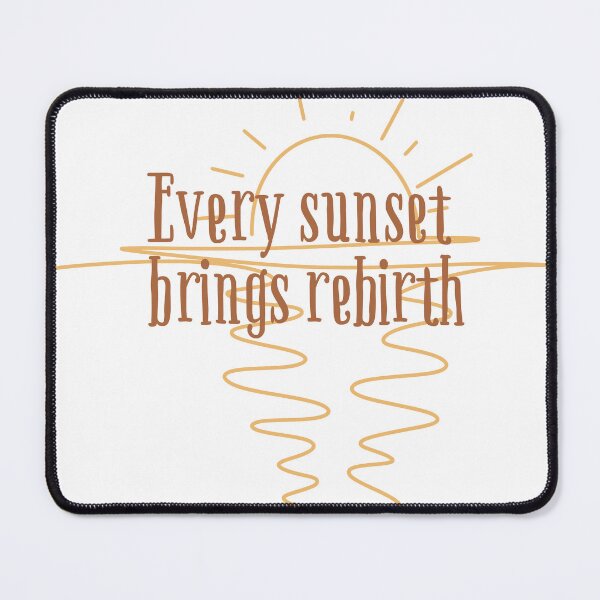 Item preview, Inspirational Quote, Start Again, Renewal, Sunset, Rebirth  designed and sold by CulturalCurios.