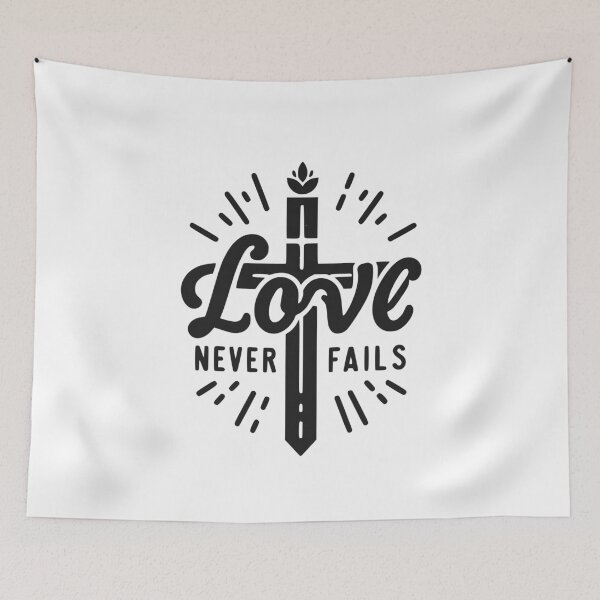 Item preview, Love Never Fails designed and sold by Frank Ring.