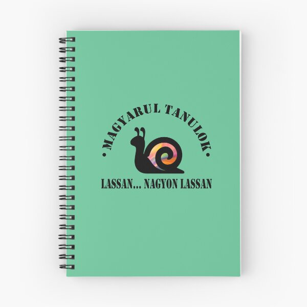 Item preview, slow snail learning hungarian designed and sold by magyarnyol.