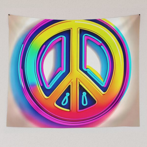 Item preview, Vibrant Peace Artwork designed and sold by Health And Fitness Posts e-Store.