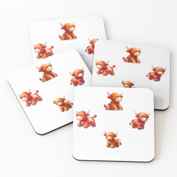 Item preview, Highland cow pack designed and sold by DaintyDooodles.