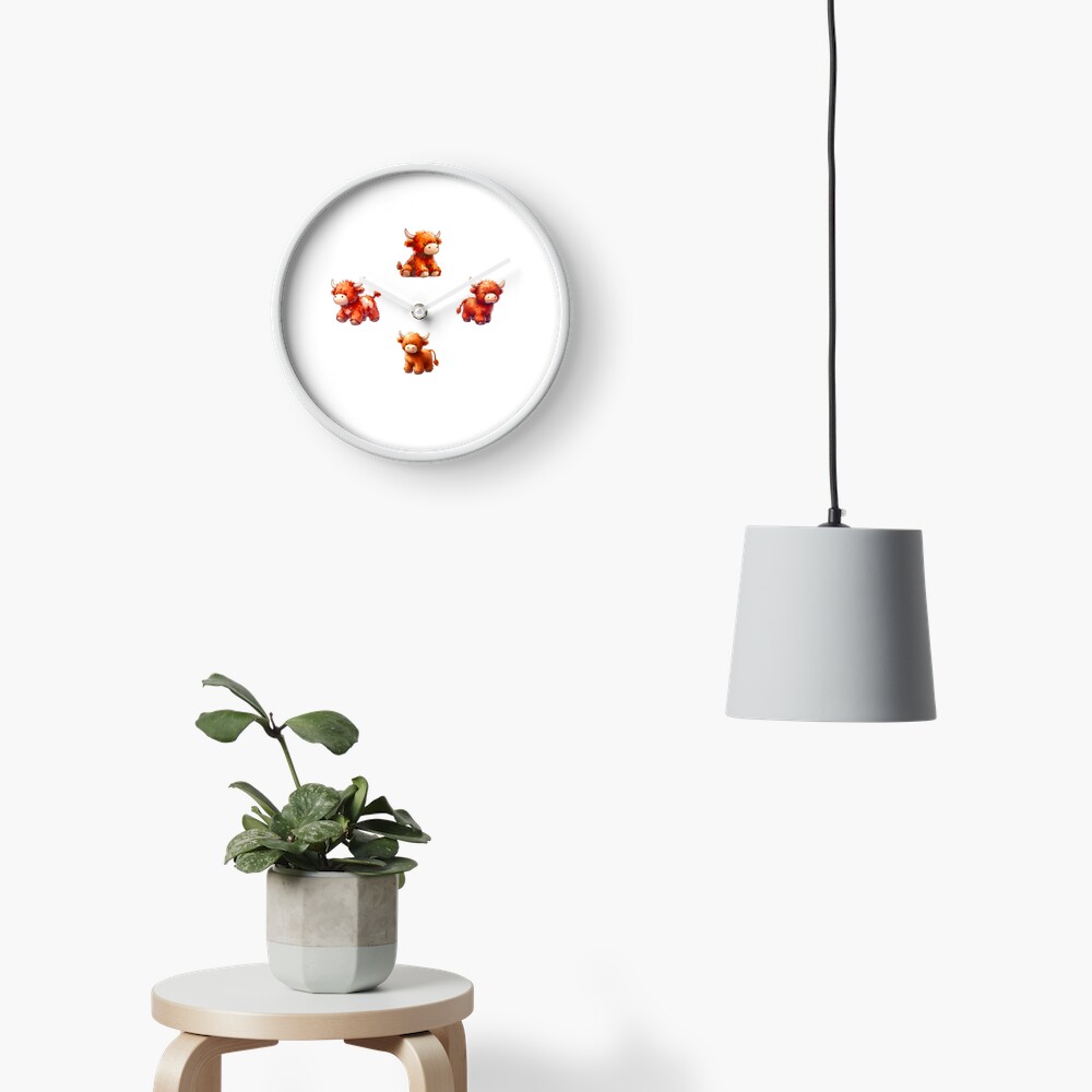 Item preview, Clock designed and sold by DaintyDooodles.