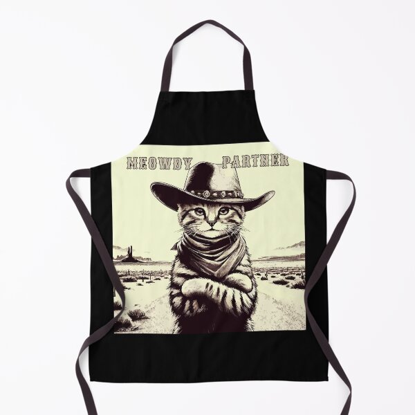 Item preview, Meowdy Partner Cowboy Cat Vintage designed and sold by TomFrontierArt.