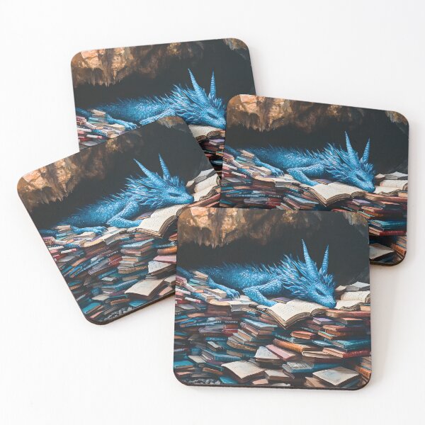 Item preview, Blue Bookwyrm's Hoard designed and sold by Playing In Mud.