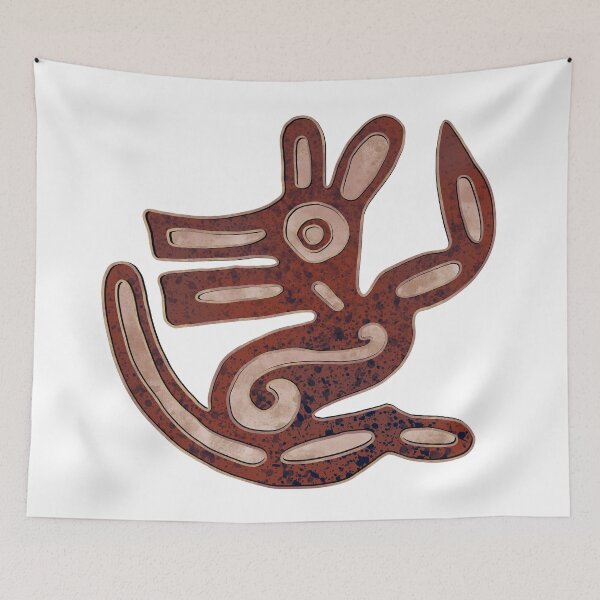 Item preview, Abstract Mexican badger flat stamp design designed and sold by DaveDanchuk.