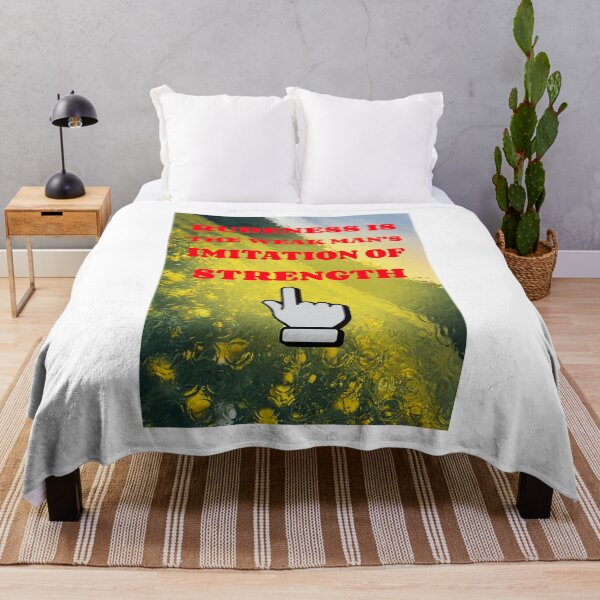 Item preview, Rudeness Is The Weak Man's Imitation Of Strength designed and sold by EngagingLayout.