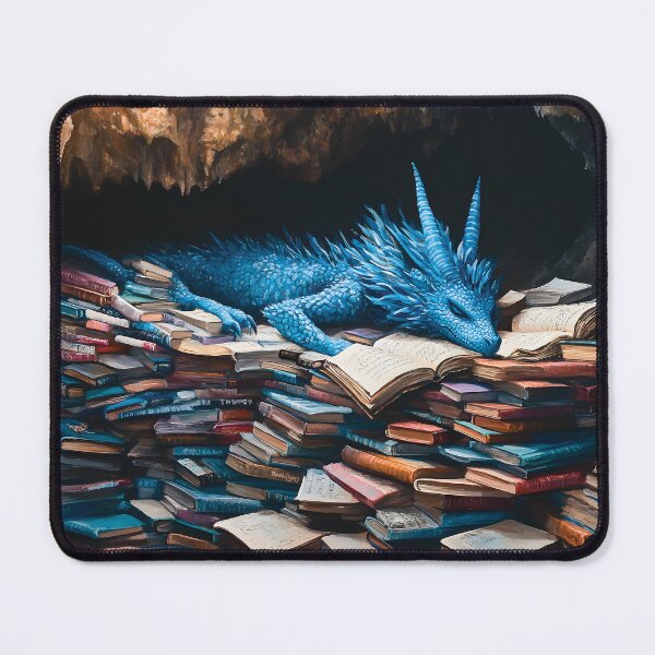 Item preview, Blue Bookwyrm's Hoard designed and sold by Playing In Mud.