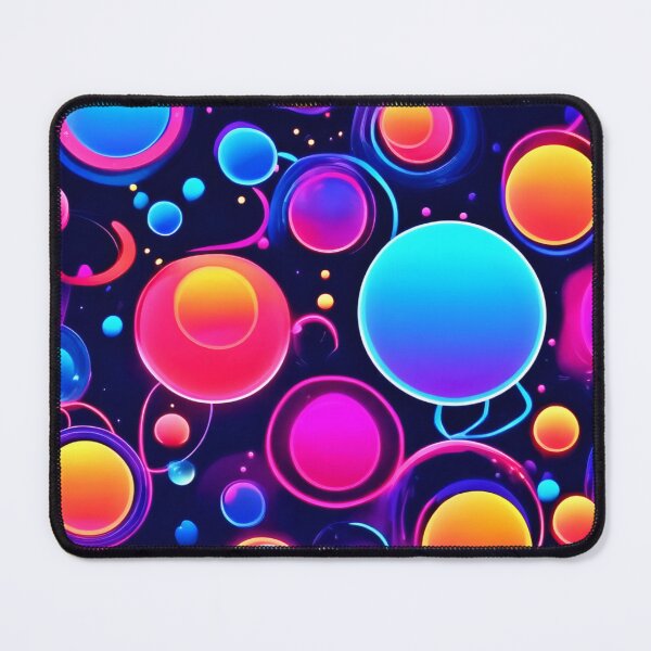 Item preview, Neon Bubble Pattern designed and sold by Health And Fitness Posts e-Store.