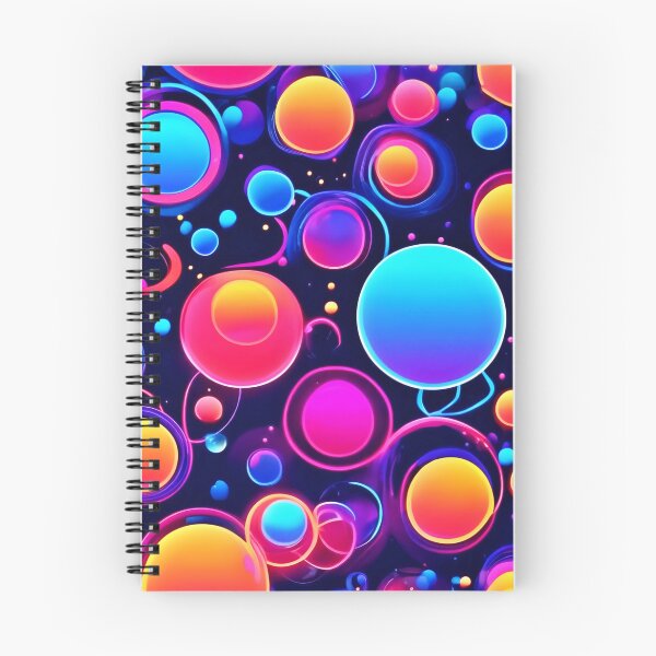 Item preview, Neon Bubble Pattern designed and sold by Health And Fitness Posts e-Store.