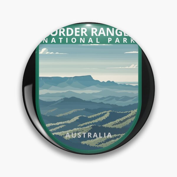 Item preview, Border Ranges National Park Retro Skyline designed and sold by MaateoDesign.