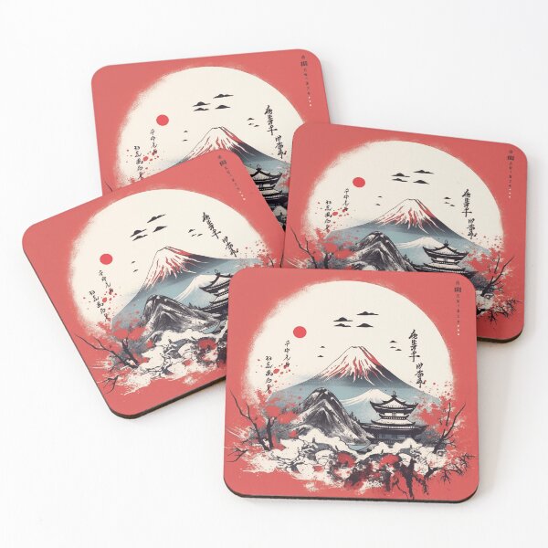 Item preview, mountain fuji in red designed and sold by NickLivin.