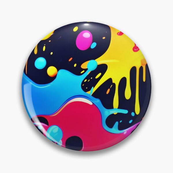 Item preview, Colorful Neon Paint Splatter Art designed and sold by Health And Fitness Posts e-Store.