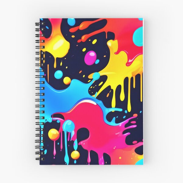 Item preview, Colorful Neon Paint Splatter Art designed and sold by Health And Fitness Posts e-Store.