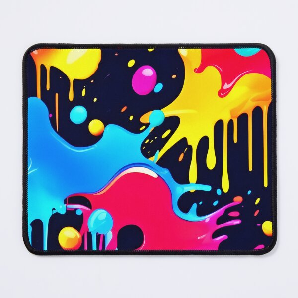 Item preview, Colorful Neon Paint Splatter Art designed and sold by Health And Fitness Posts e-Store.