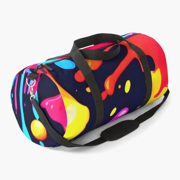 Item preview, Colorful Neon Paint Splatter Art designed and sold by Health And Fitness Posts e-Store.