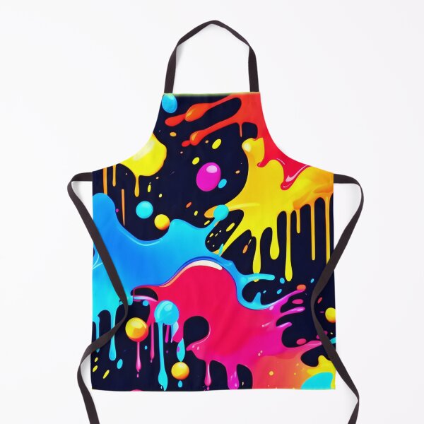 Item preview, Colorful Neon Paint Splatter Art designed and sold by Health And Fitness Posts e-Store.