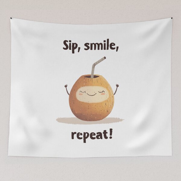 Item preview, Sip, Smile, Repeat! designed and sold by flamini.