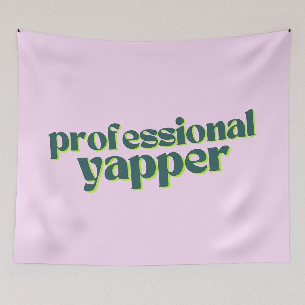 Item preview, Professional yapper designed and sold by PeachyLitchi.