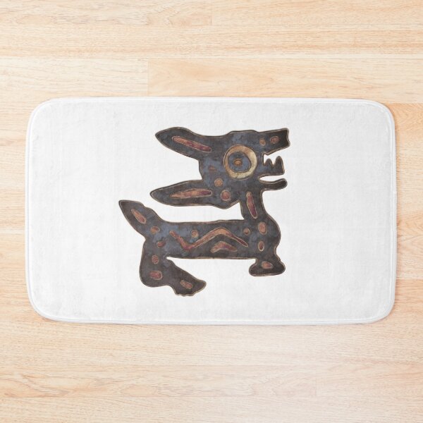 Item preview, Abstract Mexican stone dog flat stamp design designed and sold by DaveDanchuk.