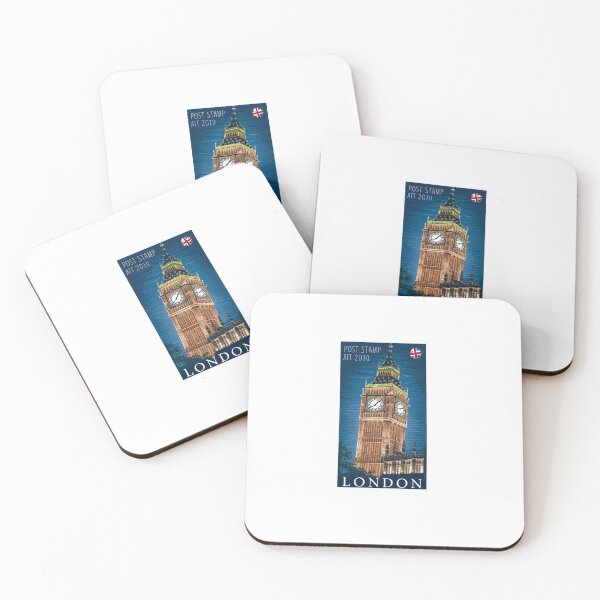 Item preview, London Stamp Sticker UK Travel Sticker designed and sold by TulipaGraphics.