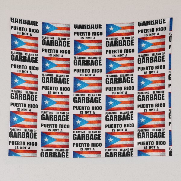 Aperçu de l'œuvre Basura no soy Puerto Rico se respeta, montrez votre fierté et votre respect à Porto Rico créée et vendue par erozzz.