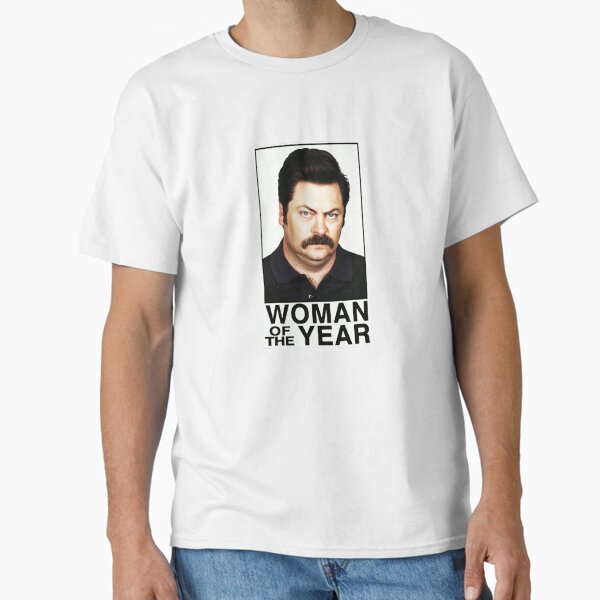 Aperçu de l'œuvre LA FEMME DE L'ANNÉE - RON SWANSON créée et vendue par YELLOWPLANET.