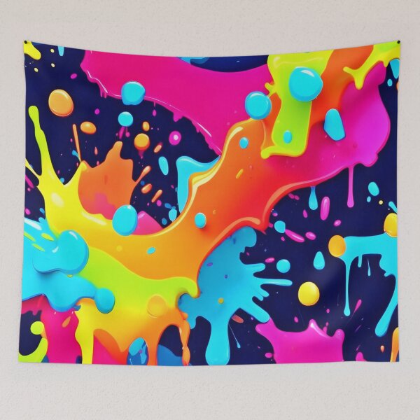 Item preview, Neon Paint Explosion designed and sold by Health And Fitness Posts e-Store.