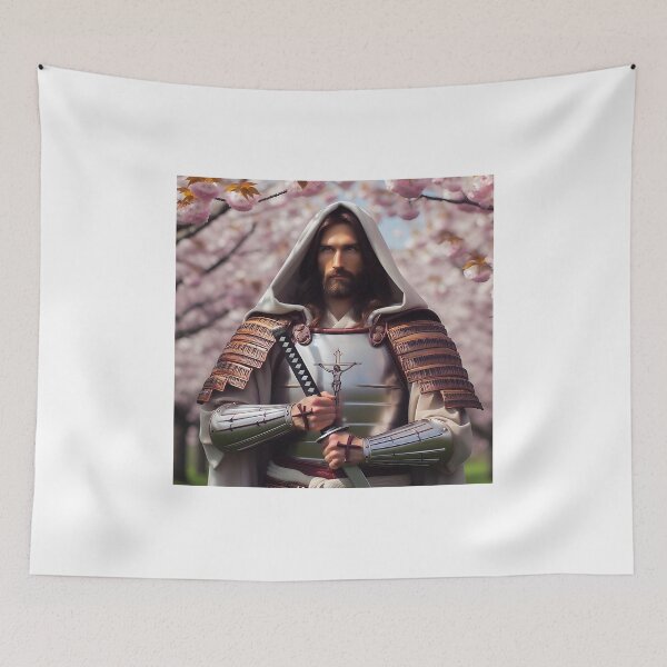 Item preview, Hooded Samurai Jesus  designed and sold by jay-cack.