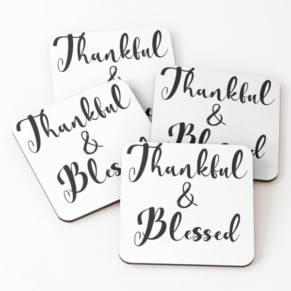 Item preview, Thankful & Blessed designed and sold by SpiritualVision.