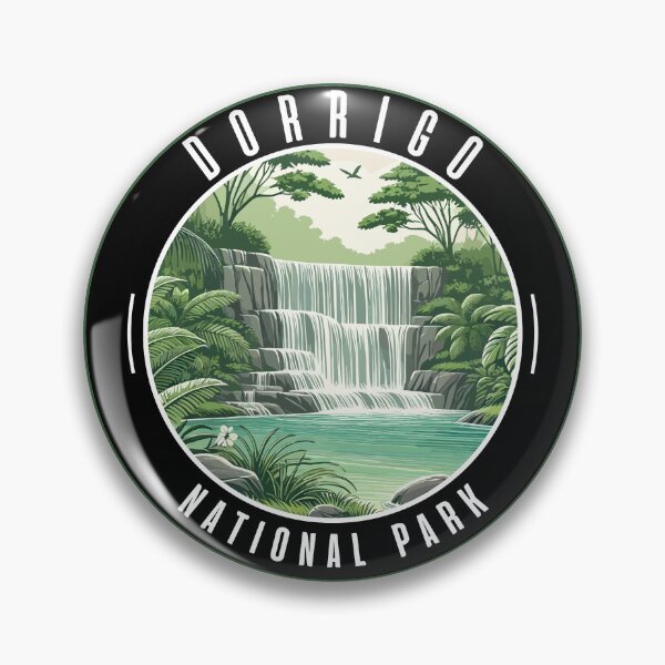 Item preview, Dorrigo National Park Retro Landscape designed and sold by MaateoDesign.