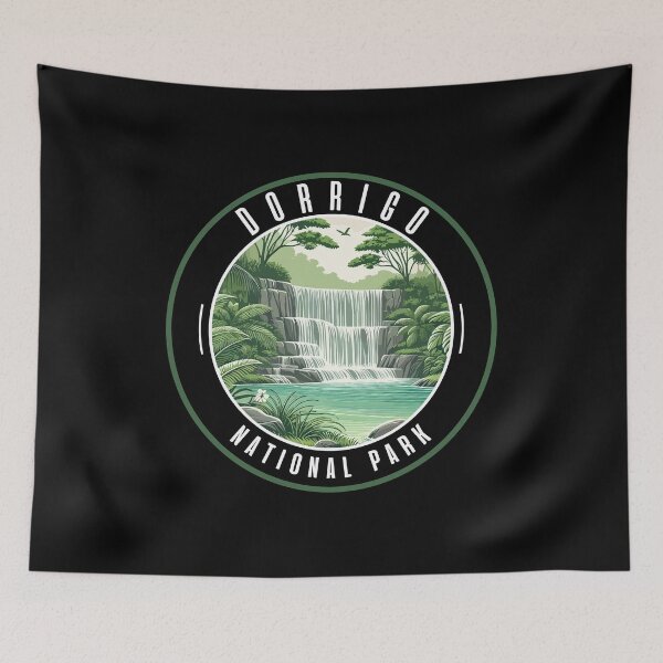 Item preview, Dorrigo National Park Retro Landscape designed and sold by MaateoDesign.