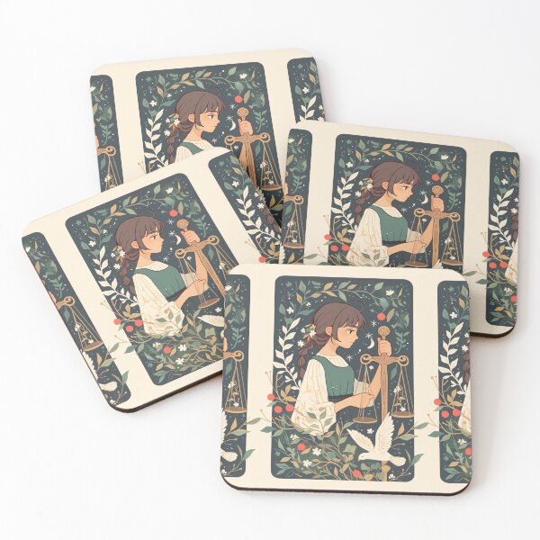 Item preview, Carta del tarot inspirada en el anime 'Justicia' designed and sold by MendaciousMina.