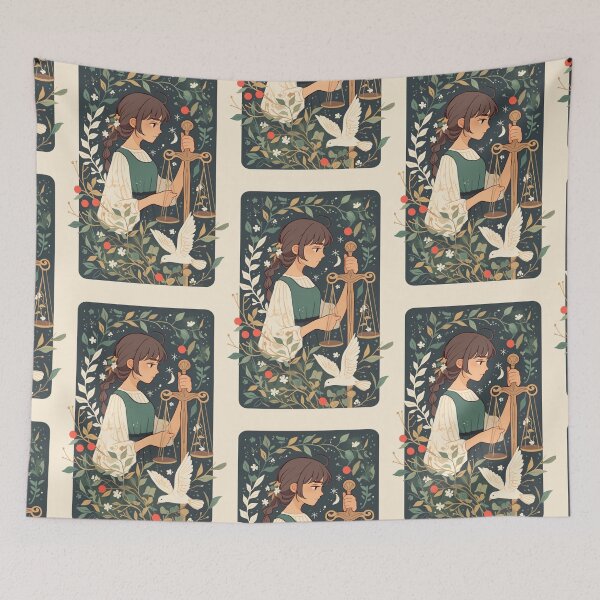 Item preview, Carta del tarot inspirada en el anime 'Justicia' designed and sold by MendaciousMina.