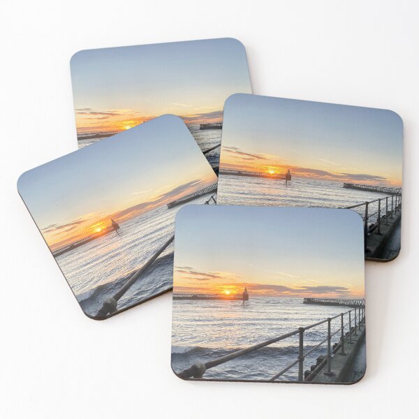 Item preview, Sunrise at the mouth of the River Blyth designed and sold by Violaman.