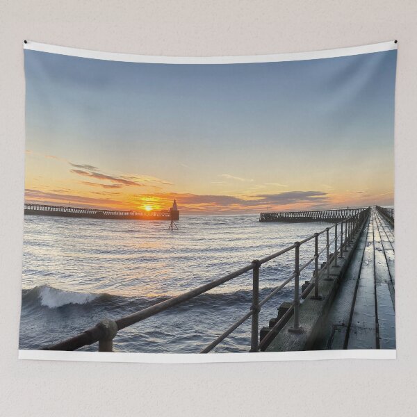 Item preview, Sunrise at the mouth of the River Blyth designed and sold by Violaman.
