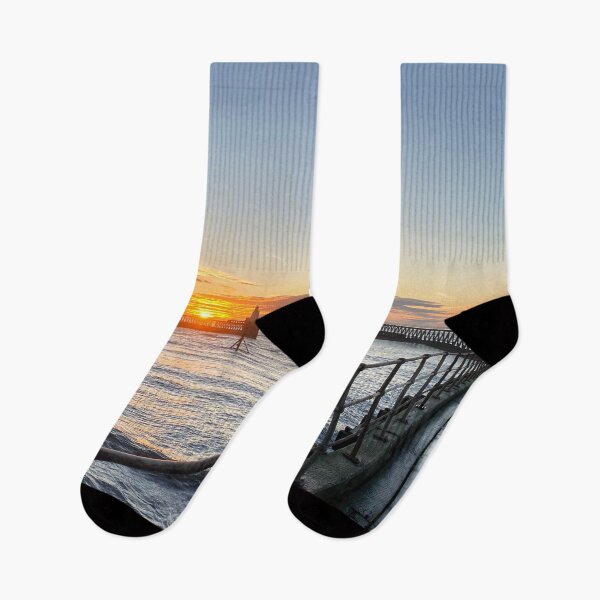 Item preview, Sunrise at the mouth of the River Blyth designed and sold by Violaman.