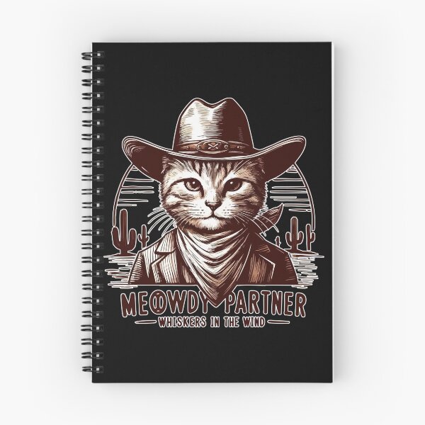 Item preview, Meowdy Partner Whiskers in the Wind Cat Vintage designed and sold by TomFrontierArt.
