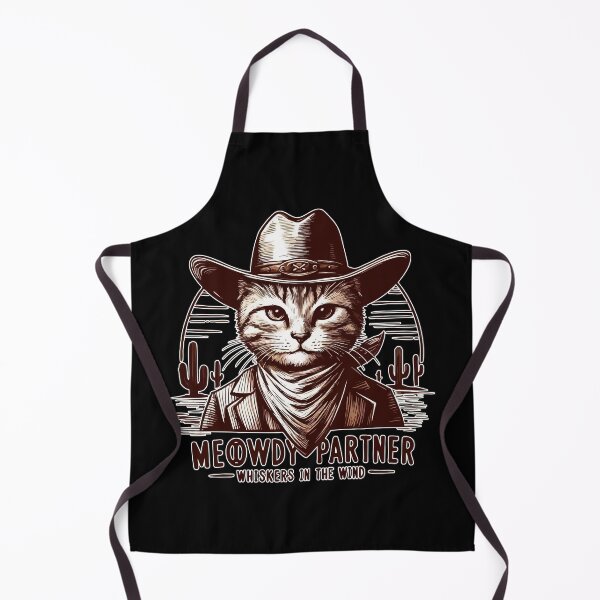 Item preview, Meowdy Partner Whiskers in the Wind Cat Vintage designed and sold by TomFrontierArt.