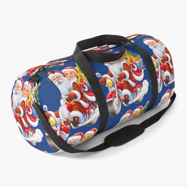 Item preview, Happy New year! Santa Claus and Snow Maiden on a motorcycle designed and sold by orthodox-icon.