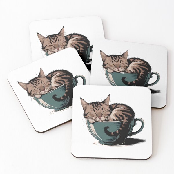 Item preview, Sleepy cat designed and sold by BugiDesignArt.