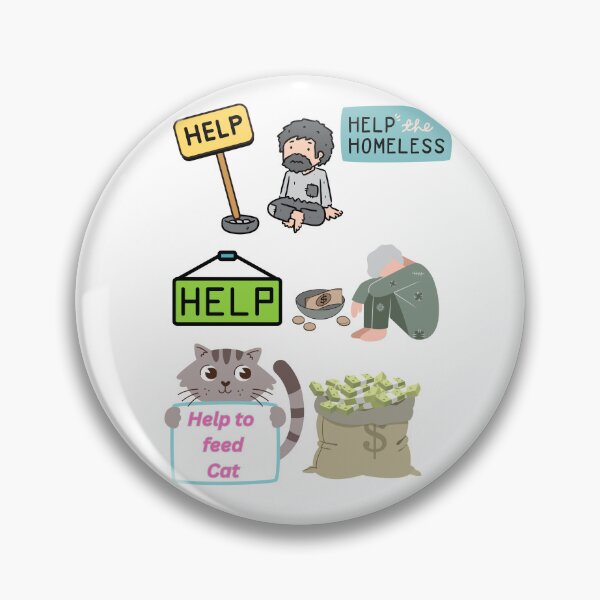 Item preview, Help  Homeless vs Help the Cat designed and sold by emanabusara.