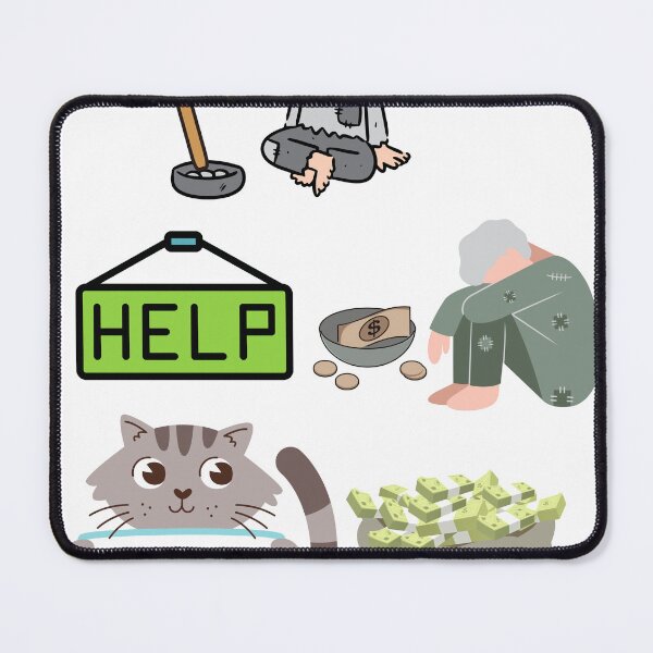 Item preview, Help  Homeless vs Help the Cat designed and sold by emanabusara.