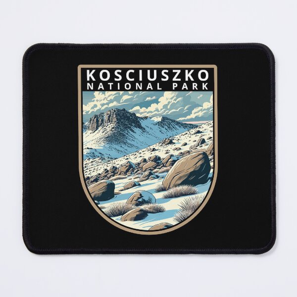 Item preview, Kosciuszko National Park Retro Skyline designed and sold by MaateoDesign.